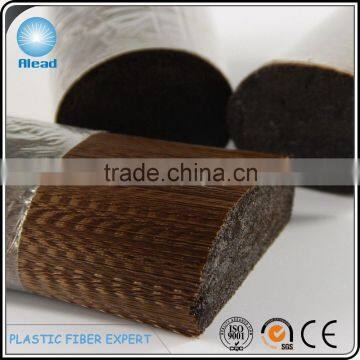 Undulated / wave / waved/ crimp / crimped / curve / curved polyester PET broom fiber / filament / monofilament / hair / bristle