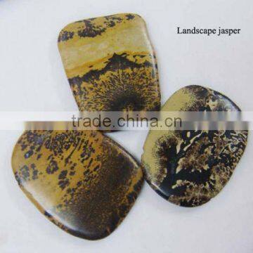 Wholesale semi precious stone landscape jasper nugget jewelry