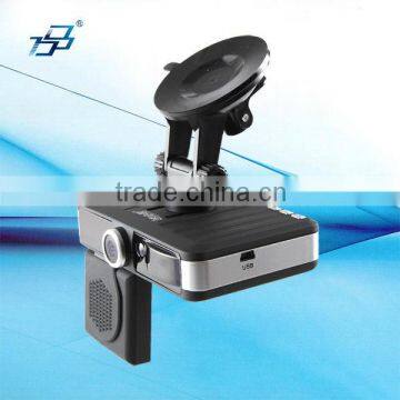 SD3 720P Car DVR with GPS and Radar detector 3-in-1 capability of detecting all mobile and fixed police radar