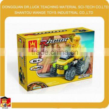 New design blocks racing car diecast car