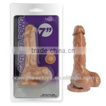 7 inch Carved Dong, Black dildo for sex education Sex Toys