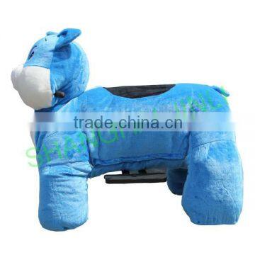 JL-B14 Ride on Blue Cat Start With Key Button or Coins,walking Animal,ride on Car photo-4