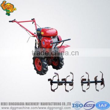 Recoil starting gasoline mini rotovator tiller with parts