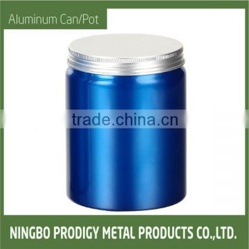 S-Aluminum can and lid 500ml blue Vase