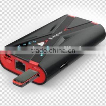 New Arriving Christmas Gift 3g Wifi Router With Sim Card Slot With Power Bank
