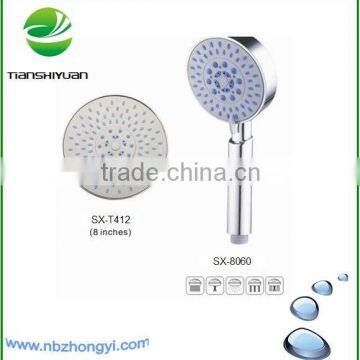 Five function shower head waterfall bath shower