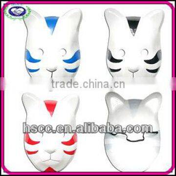 Newest Anime NARUTO White Plastic Animal Fox Mask