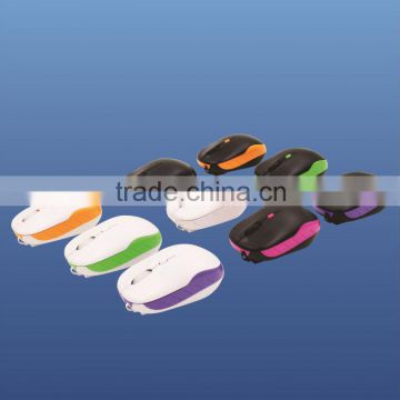 2015 the best retractable folding mouse for wholesales