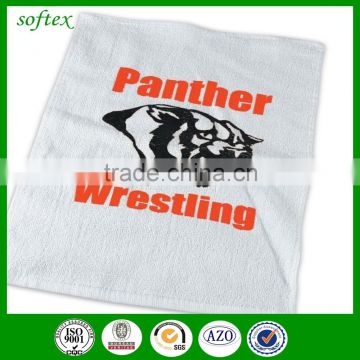 China Wholesale 100% cotton logo print custom rally towel                        
                                                Quality Choice