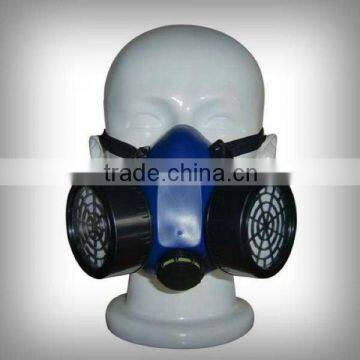 High quality TPE frame double filter chemical gas mask 6200 chemical double filter chemical respirator