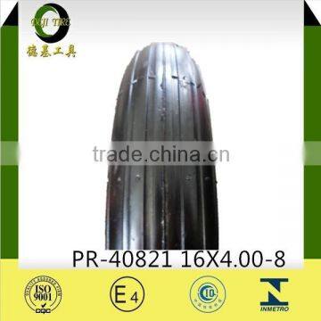 PR-40821 16X4.00-8 2PR or 4PR WHEELBARROW rubber TIRE