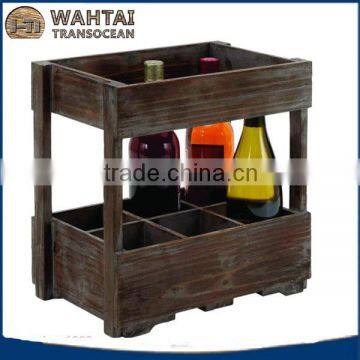 wood wine beer bottle packaging storage crates basket