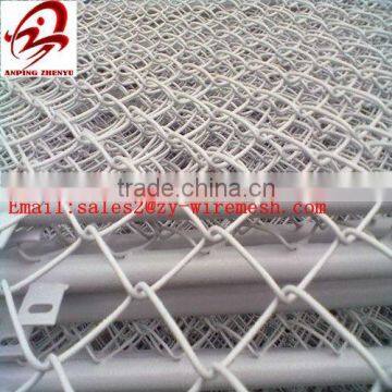 white plastic coated fencing chain link fence