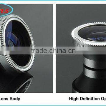 2015 Hot Products for Phone Accessory! Magnetic 3 in 1camera Lens Wide Angle+ Macro+ Fisheye Lens Camera Lens for Mobile Phone photo-2