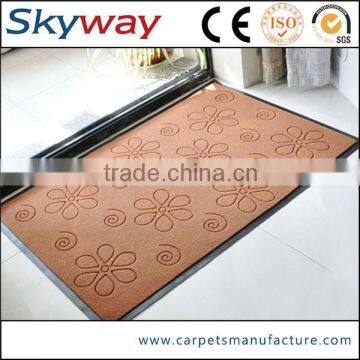 Water proof blue ribbed or line door mat