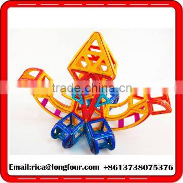 Mag Wisdom 188pcs Magnetic Children Plastic Building Blocks photo-3