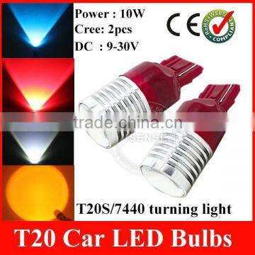 Auto Mini Bulbs With 10w Crees Chips USA Import or Taiwan Chips Auto Suppliers Limited 7440 Car Led Light
