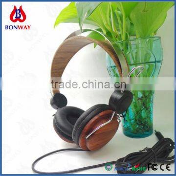Top Quality With Engraved Logo Wood Headphone