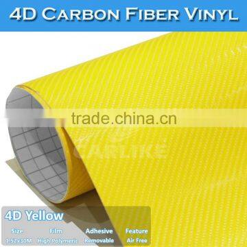 For Decoration Air Free 1.52x30M 4D Carbon Fiber PVC Roll Paper/Carbon Fiber Film