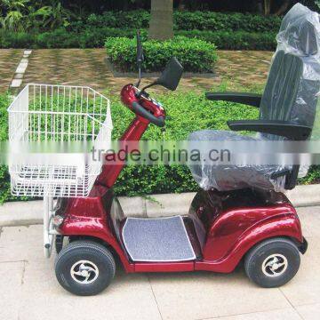 Newest Electric Mobility Scooter With Metal Shopping Cart With CE Certificate DL24500-3S From China photo-2