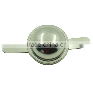 Wholesale eco friendly nickel metal 18mm round bag footstand