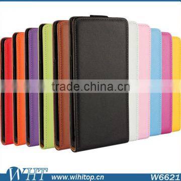 Fancy Cell Phone Case Magnetic PU Leather Vertical Flip Case for Sony Xperia Z4