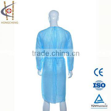 Design Blue Physical Disposable Long Sleeve Isolation Gown