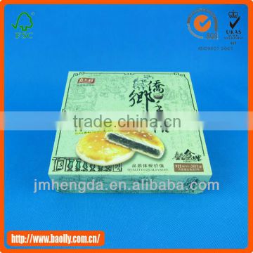 Customized new design square food box with divider