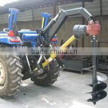 Tractor hydraulic hole digger