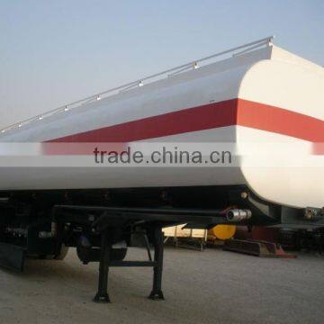 Two Axles Aluminum Alloy Fuel Tank Semi trailer