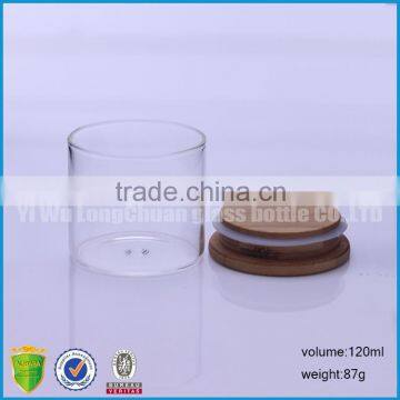 120ml Airtight Hot Selling Glass Bottle With Bamboo Lid photo-3