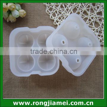 Food Grade Round Silicone Maker Ice Cube Mould Plastic Ice Ball Mold