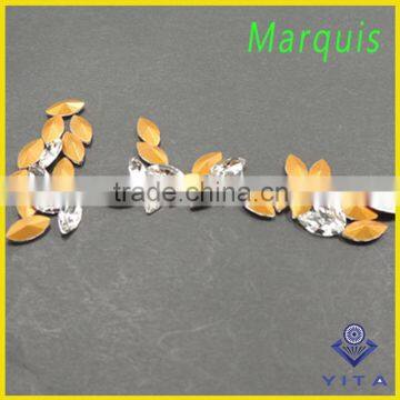 Fashion China Factory AAA Quality Rectangla, Square Drop, Oval ,horse Eye Shape Point Back Crystal Fancy Rhine Stone for Dress