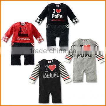 Foreign trade clothing 2015 new clothes mom and dad Tong Ha Long Sleeved cotton Jumpsuit infant climbing clothes