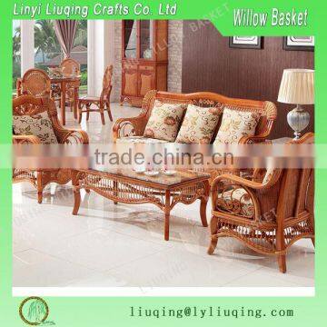 Brown Color Ratten Garden Sofa Furniture f