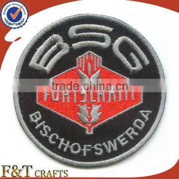 high qualiti fashion laser cut round adhesive embroidery patch