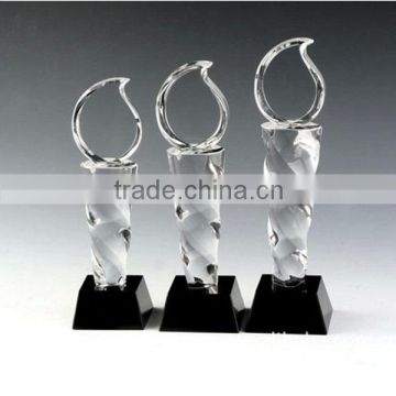 Prize item crystal gifts torch flame trophy replica