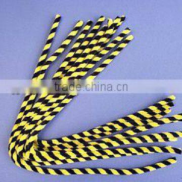 School Project Yellow Black Color Craft Stripe Chenille Stems