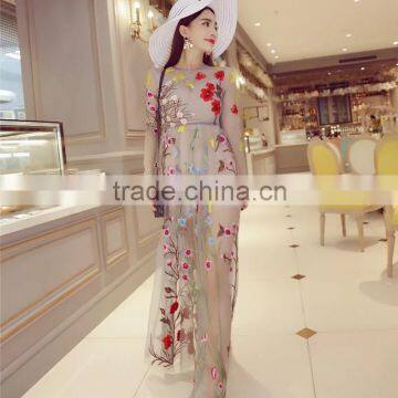embroidered dress