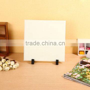 Sublimation glass photo frame as a gift in white color