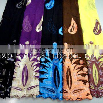African Muslim Scarf for Women/embroidered Silk Scarf/shawl Scarf photo-3