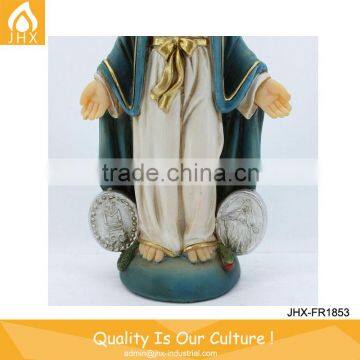 Chinese Supplier Polyresin Virgin Mother Catholic Statues For Sale photo-3