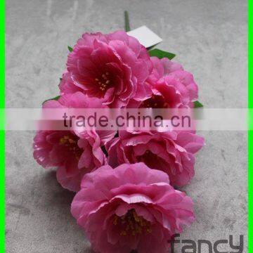 Home Decoration 5 Heads Silk Peony Flowers Wholesale