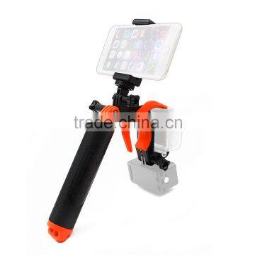 Hot Gopros accessories floating bobber with pistol trigger grip bundle set for Go Pro, Xiaomi Yi and SJCAM