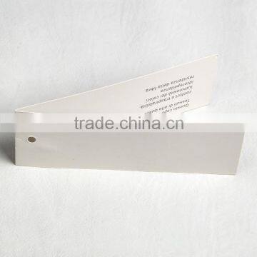 China Clothing Folded Paper Hang Tag for Men 's Suit photo-3