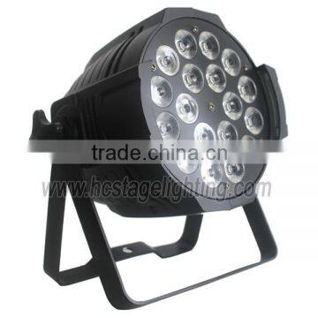 18x10w 4 in 1 rgbw led par can/led par 64 light/ par can