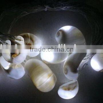 10pcs garden decorative solar seashell string LED light SO4725R