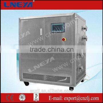 Industrial chiller with refrigeration heating closed system