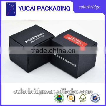 Black cardboard foldable loudspeaker in cardboard box,paper box,packaging boxes