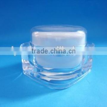 Acrylic Cream Jars&bottles for cosmetic packaging